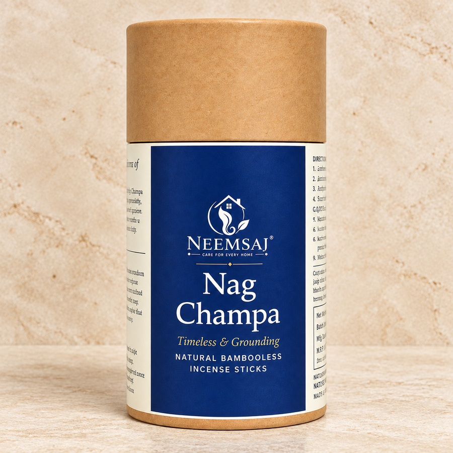 Neemsaj Bambooless Dhoop Sticks – Nag Champa (40 Sticks)