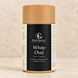 NEEMSAJ White Oud bambooless dhoop sticks in a kraft tube