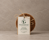 NEEMSAJ natural coconut coir bath scrubber