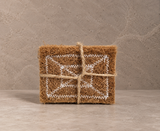 Rectangle coir kitchen scrubber pad, 4 x 3 inch